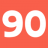 90设计 官方网站 logo